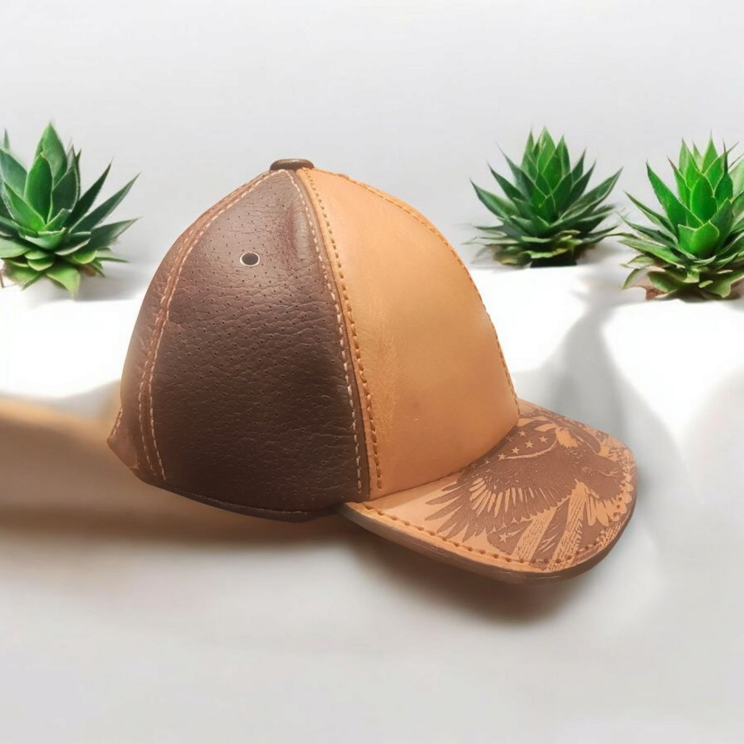 All Leather Baseball Hat