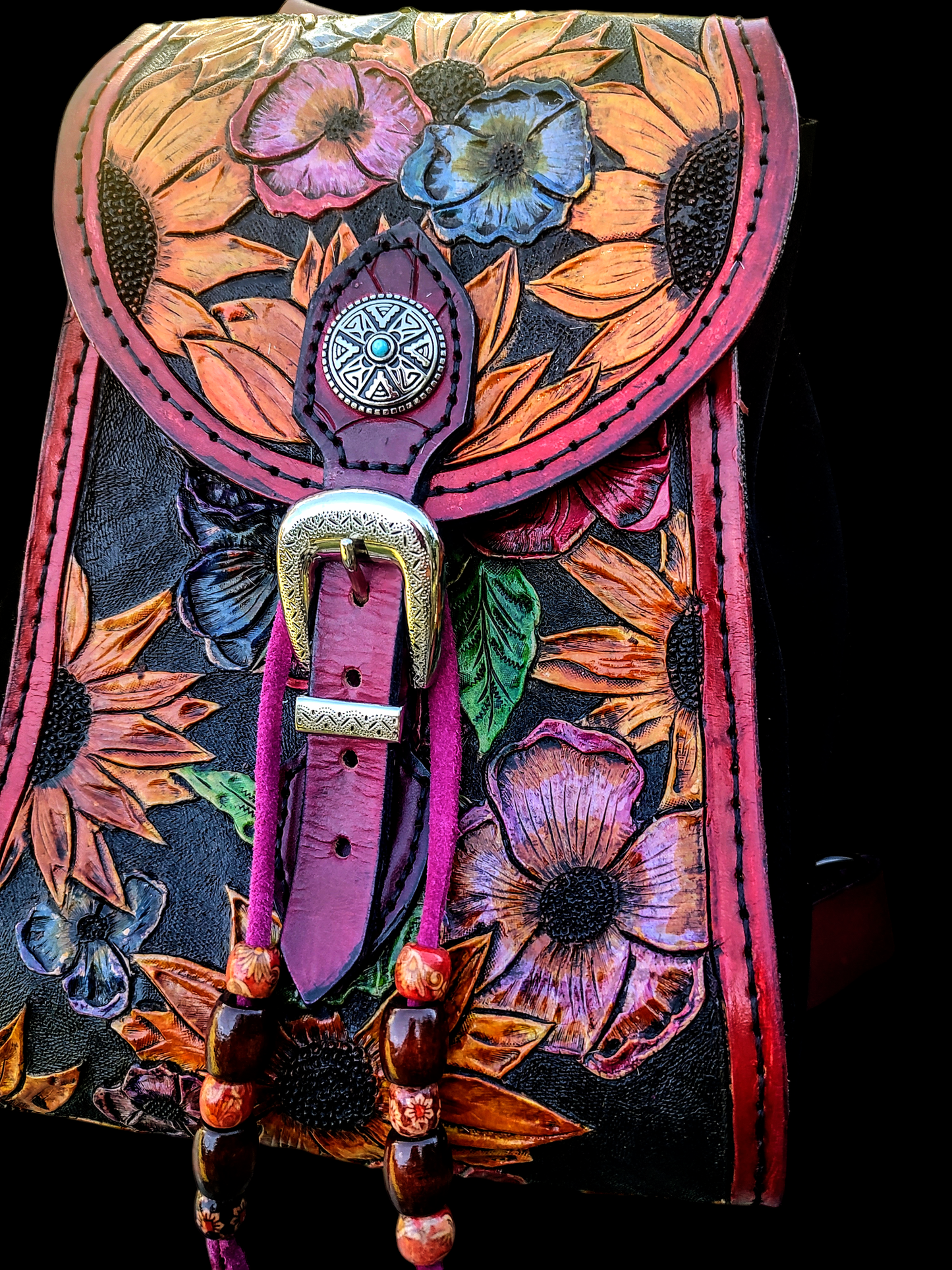 Hand Tooled Backpack