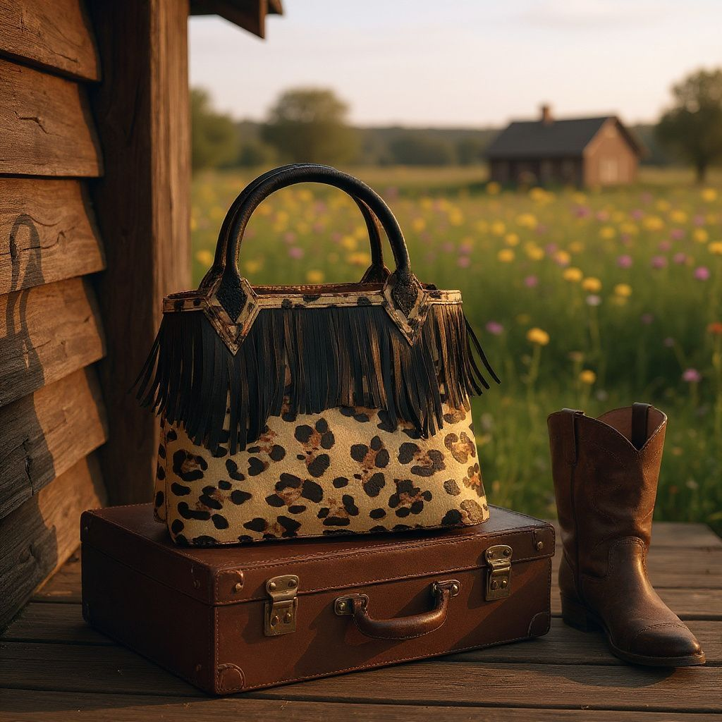 Western Inspired Fringe Purse