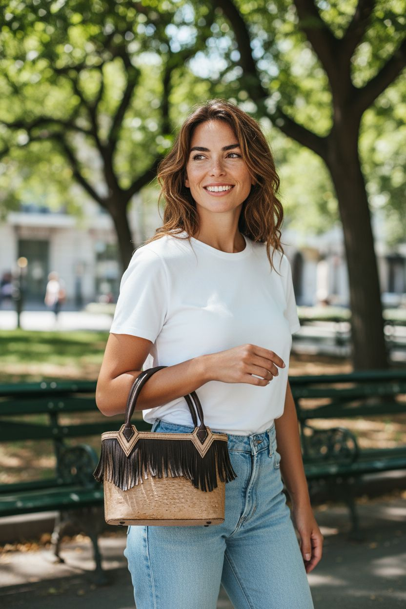 Western Inspired Fringe Purse